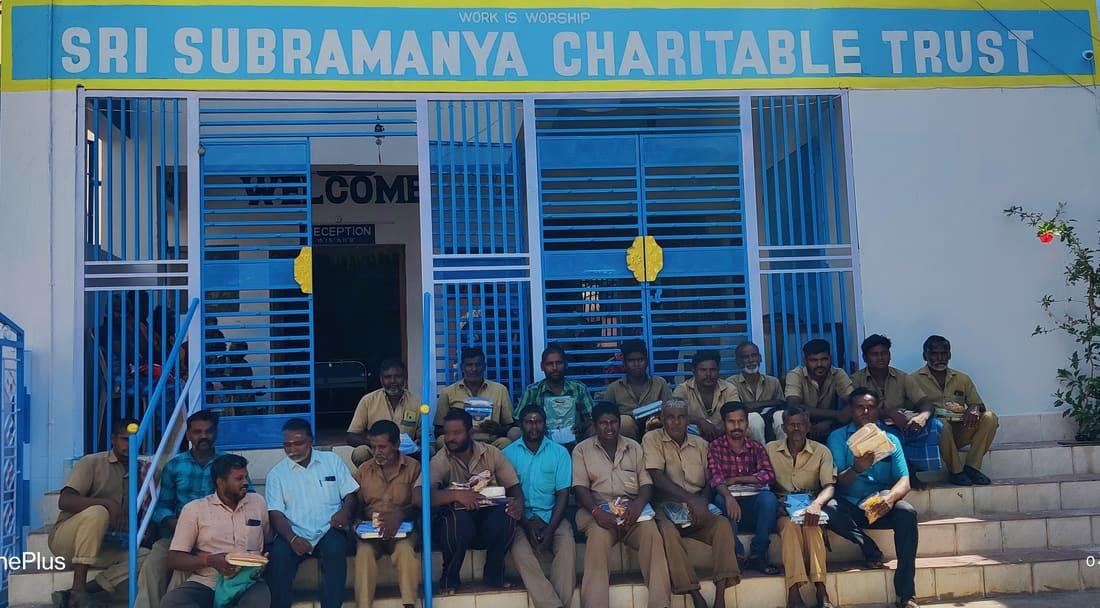 Elderly community members at a Trust gathering